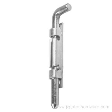 Traditional metal gate latch with L shape bolt